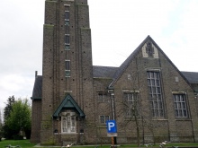De kerk O.-L.-Vr.  van Bijstand, Oude Bareel, foto Vanderstraeten Frederik, 2021