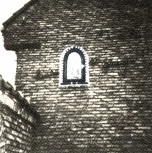 Het Sint-Antoniuskapelletje in de gevel, foto verzameling Michel Vercruyssen