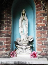 Beeld Onze-Lieve-Vrouw van Lourdes, foto Gevaert Louis, 2021