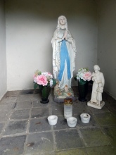 Mariabeeld en Sint-Jozefmet kind beeltenis, foto Gevaert Louis, 2021