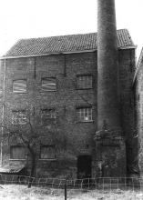 Zeveneken-Dorp achterzijde toestand 1981, foto onroerend erfgoed