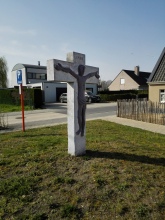 Kruisbeeld hoek Kloosterstraat en de Parochiedreef, foto Gevaert Louis, 2021