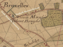 Vrije Stadsmolen op de kaar Villared 1745-1748